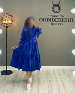 پیراهن آستین گره - کد 1171