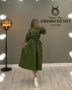 پیراهن سه چین - کد 1235