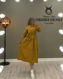 پیراهن سه چین - کد 1235