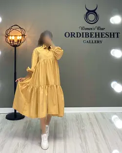 پیراهن سه طبقه - کد 1252