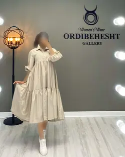 پیراهن سه طبقه - کد 1252