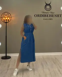 پیراهن طرح جین - کد 1232