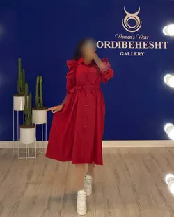 پیراهن آستین بلند - کد 983