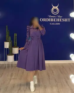 پیراهن آستین بلند - کد 983