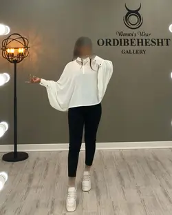 شومیز آستین کیمونو - کد 1207