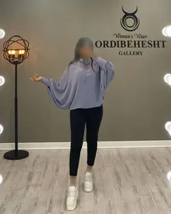 شومیز آستین کیمونو - کد 1207