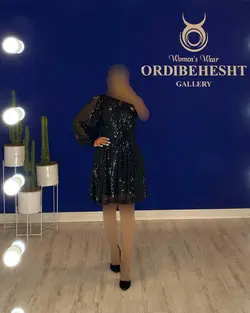 پیراهن پولکی رومی - کد 1181