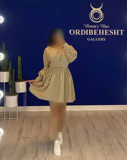 پیراهن یقه هفتی - کد 1155