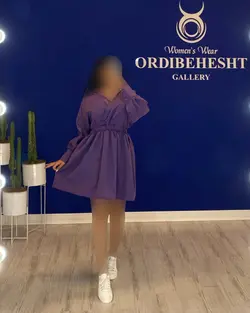 پیراهن یقه هفتی - کد 1155