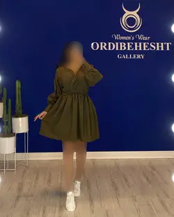 پیراهن یقه هفتی - کد 1155