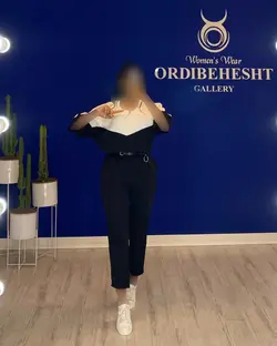 شومیز شلوار +کمربند - کد 1145