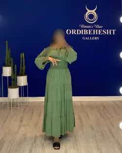 پیراهن کمر کش - کد 1095