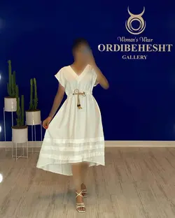 پیراهن پشت حلقه ای - کد 1059