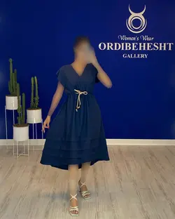 پیراهن پشت حلقه ای - کد 1059