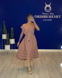 پیراهن پشت حلقه ای - کد 1059