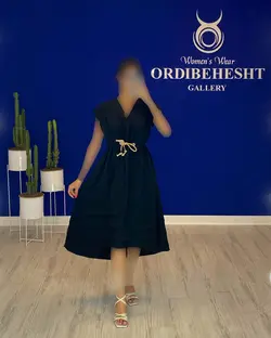 پیراهن پشت حلقه ای - کد 1059