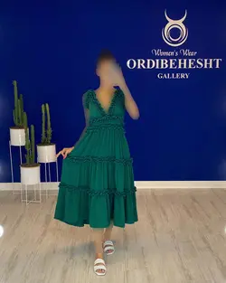 پیراهن یقه هفت - کد 1074