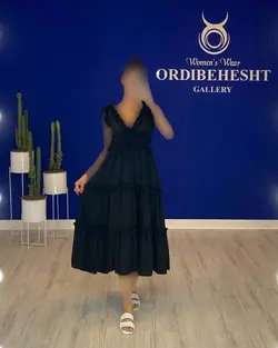 پیراهن یقه هفت - کد 1074