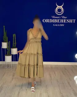 پیراهن یقه هفت - کد 1074