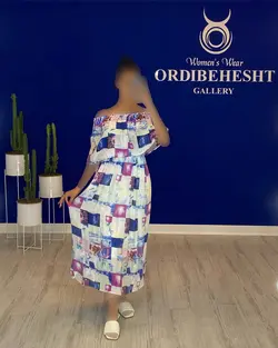 پیراهن ساحلی - کد 1080