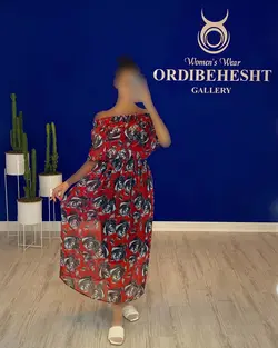 پیراهن ساحلی - کد 1080