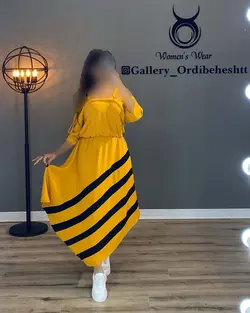 پیراهن یقه بندی - کد 1021