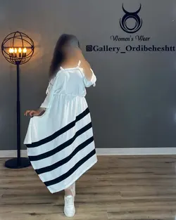 پیراهن یقه بندی - کد 1021