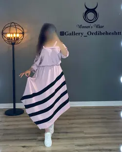 پیراهن یقه بندی - کد 1021