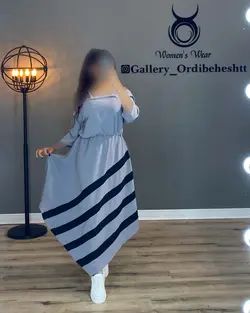 پیراهن یقه بندی - کد 1021