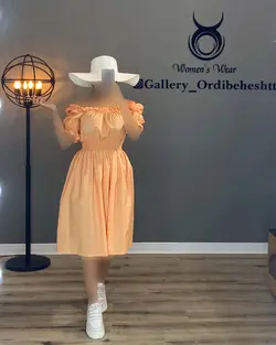 پیراهن کمرکش - کد 1053