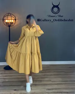 پیراهن طبقه ای - کد 1015