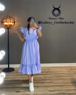 پیراهن آستین حلزونی - کد 984