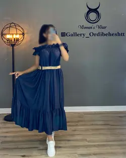 پیراهن+کمربند کنفی - کد 1002