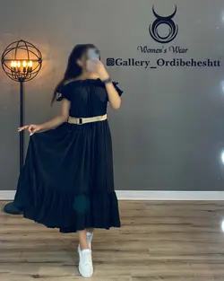 پیراهن+کمربند کنفی - کد 1002