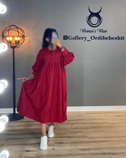 پیراهن آستین پف - کد 953