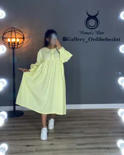 پیراهن آستین پف - کد 953