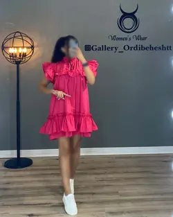 پیراهن آستین حلزونی - کد 997