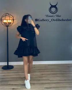 پیراهن آستین حلزونی - کد 997