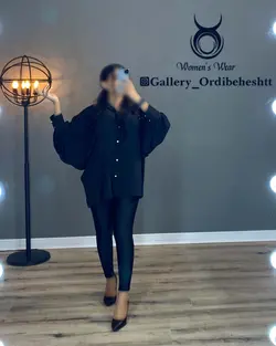 شومیز دکمه صدفی - کد 966