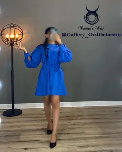 پیراهن آستین پف - کد 987