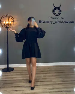 پیراهن آستین پف - کد 987