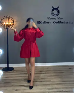 پیراهن آستین پف - کد 987