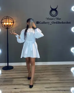 پیراهن آستین پف - کد 987