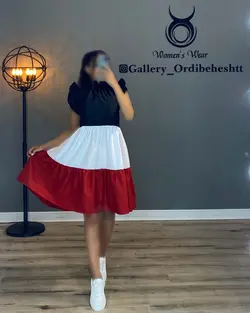 پیراهن طبقه ای - کد 994