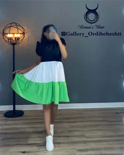 پیراهن طبقه ای - کد 994