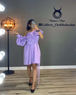 پیراهن یقه رومی - کد 971