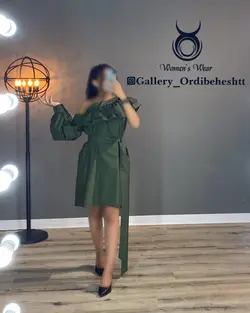 پیراهن یقه رومی - کد 971