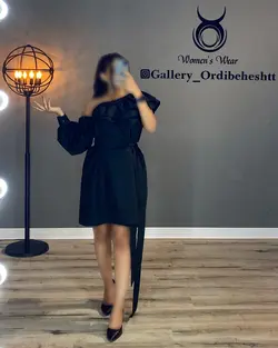 پیراهن یقه رومی - کد 971