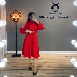 پیراهن آستین چاکدار - کد 875