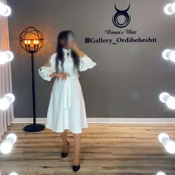 پیراهن آستین چاکدار - کد 875